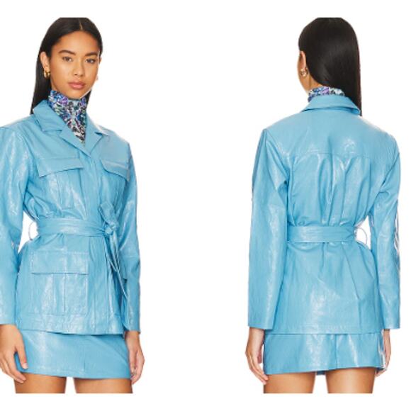 Rails The Romily Vegan Leather Military Jacket Size XS - Picture 6 of 10